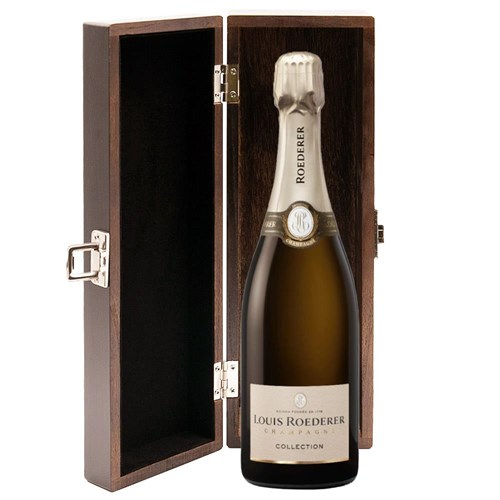 Louis Roederer Collection 245 Champagne 75cl in Elm Wood Gift Box